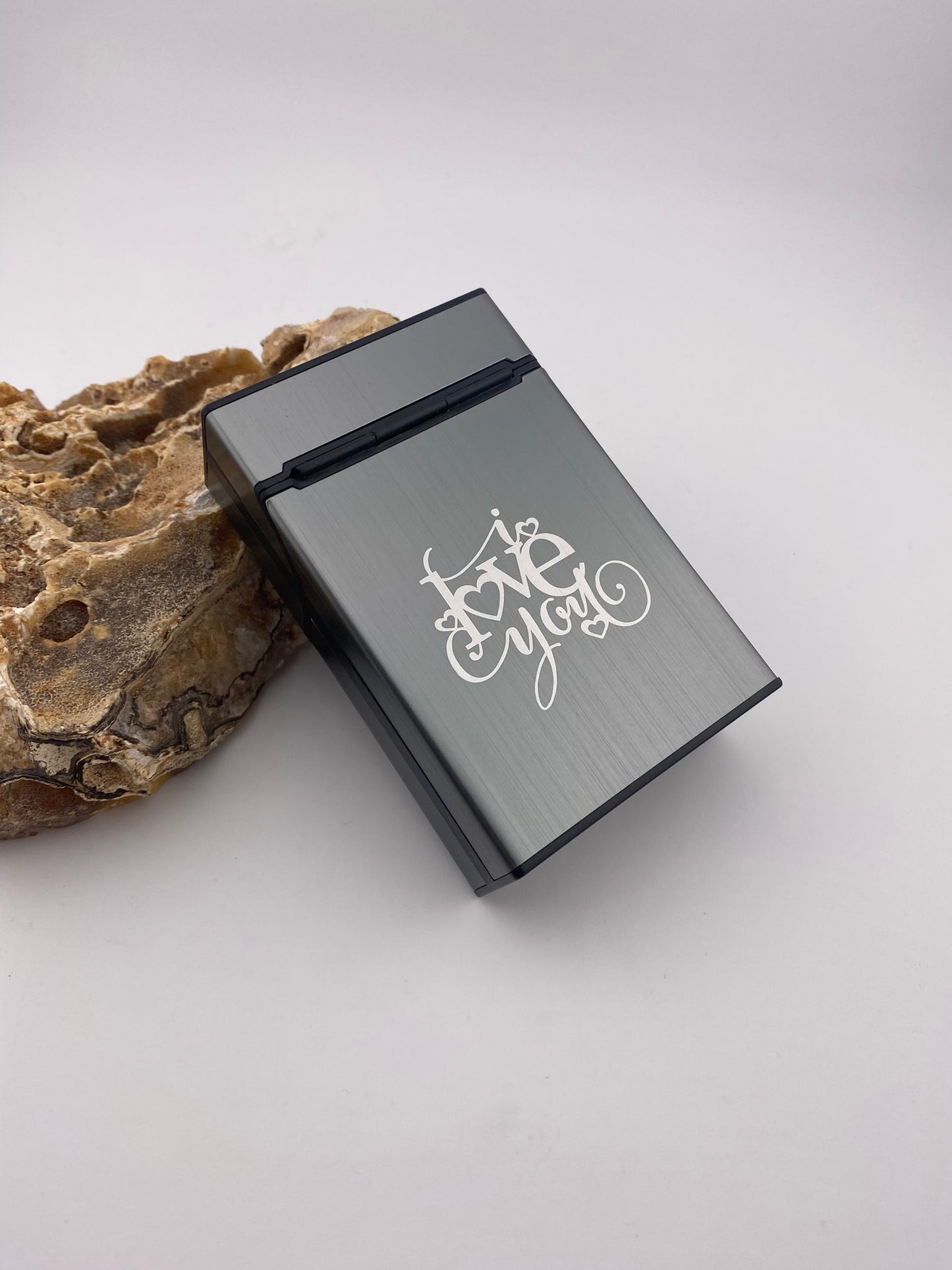 Sigarettendoosje Brushed Aluminium