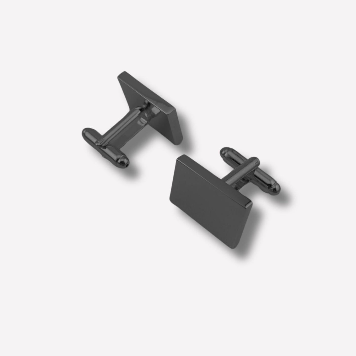 Langwerpige Manchetknopen Gun Black