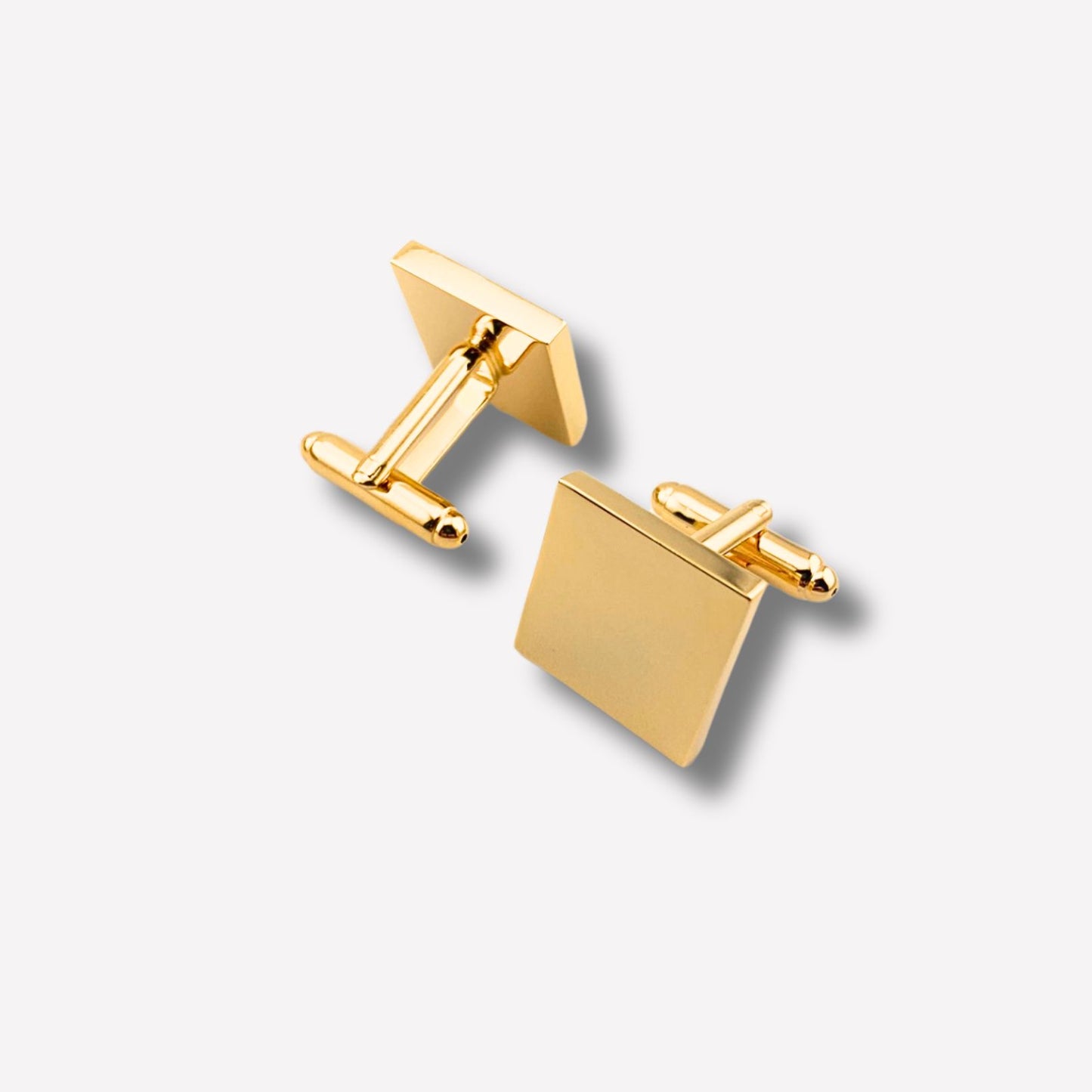 Vierkante Manchetknopen Goud