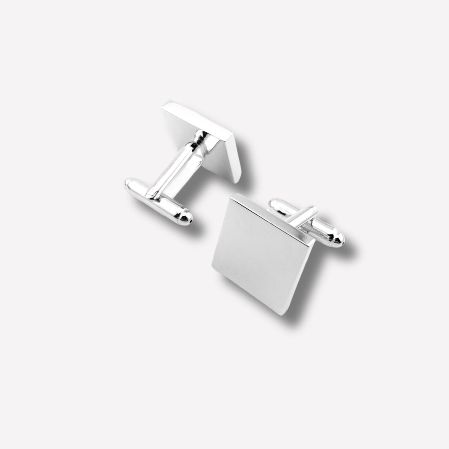 Vierkante Manchetknopen Zilver