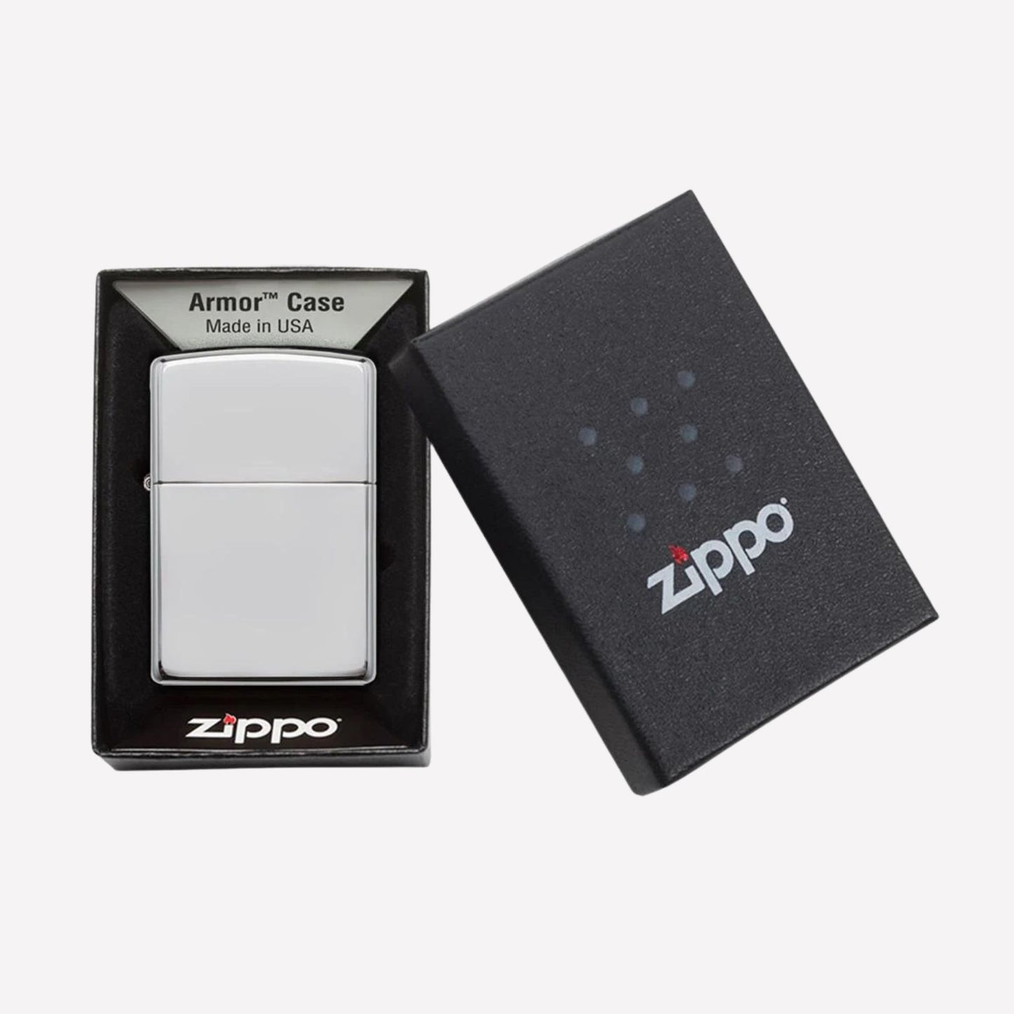 Zippo Armor Benzine Aansteker Chrome High Polish