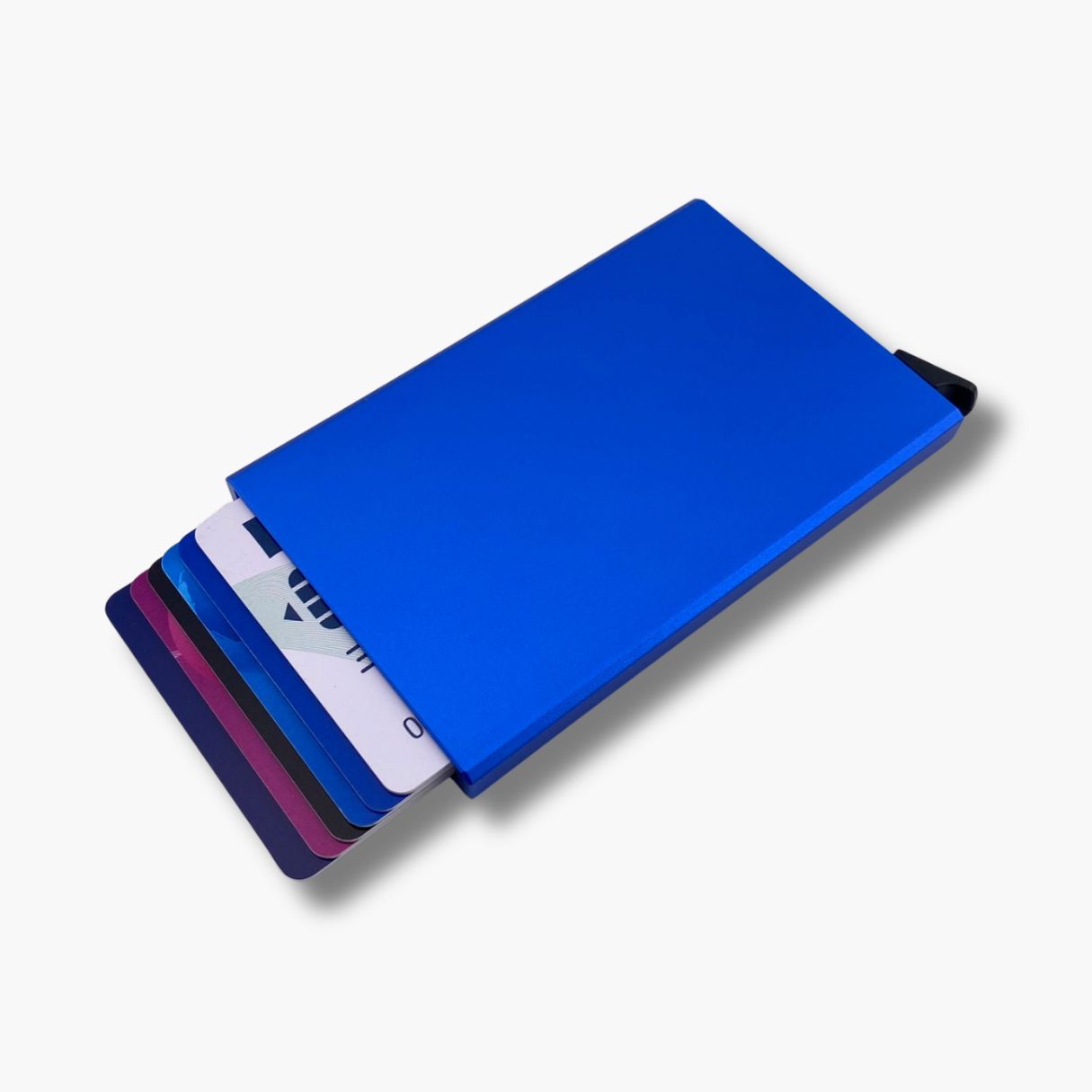 Aluminium Creditcardhouder Blauw