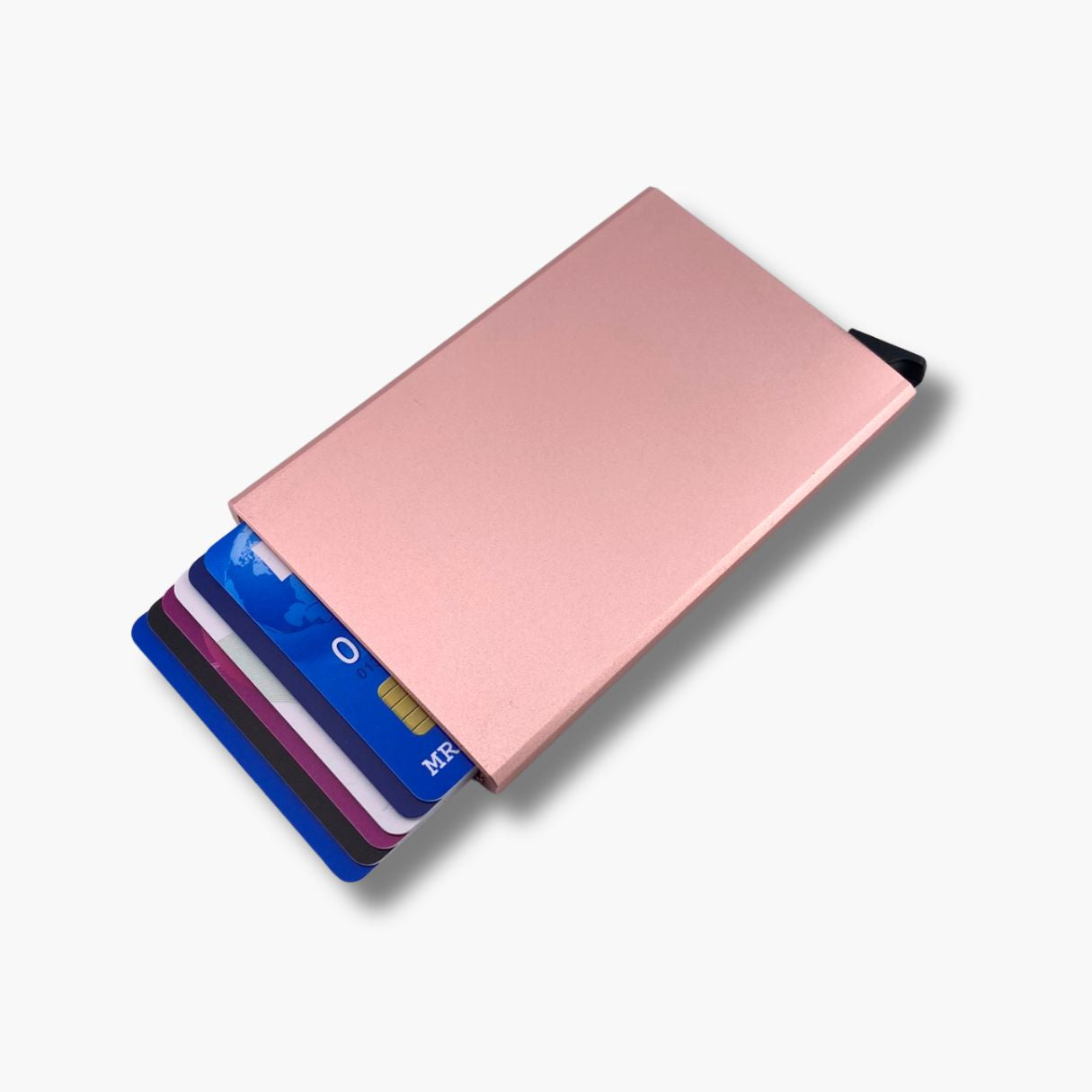 Aluminium Creditcardhouder Oud Roze