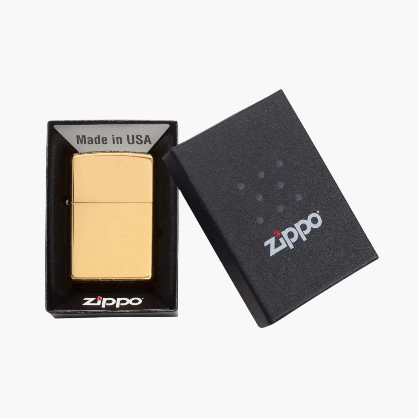 Zippo Benzine Aansteker Brass High Polish