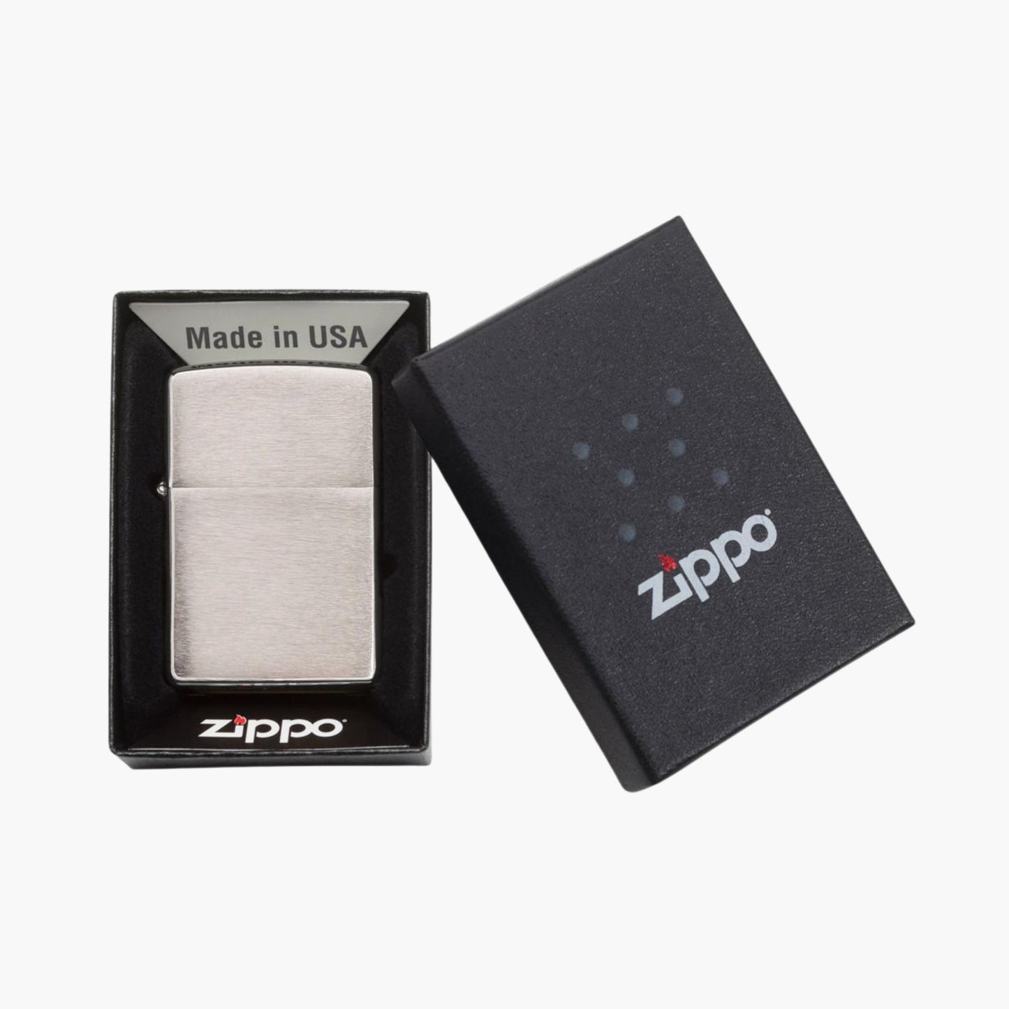 Zippo Benzine Aansteker Chrome Brushed