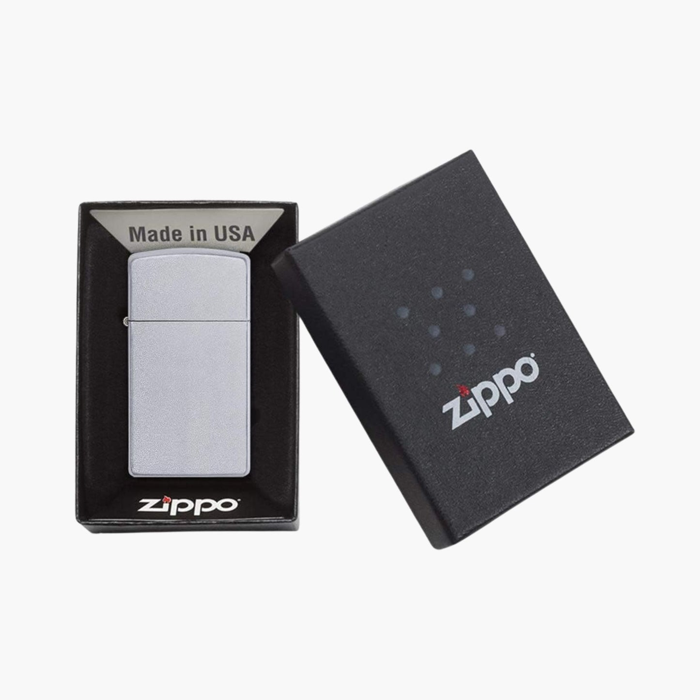 Zippo Benzine Aansteker Slim Satin