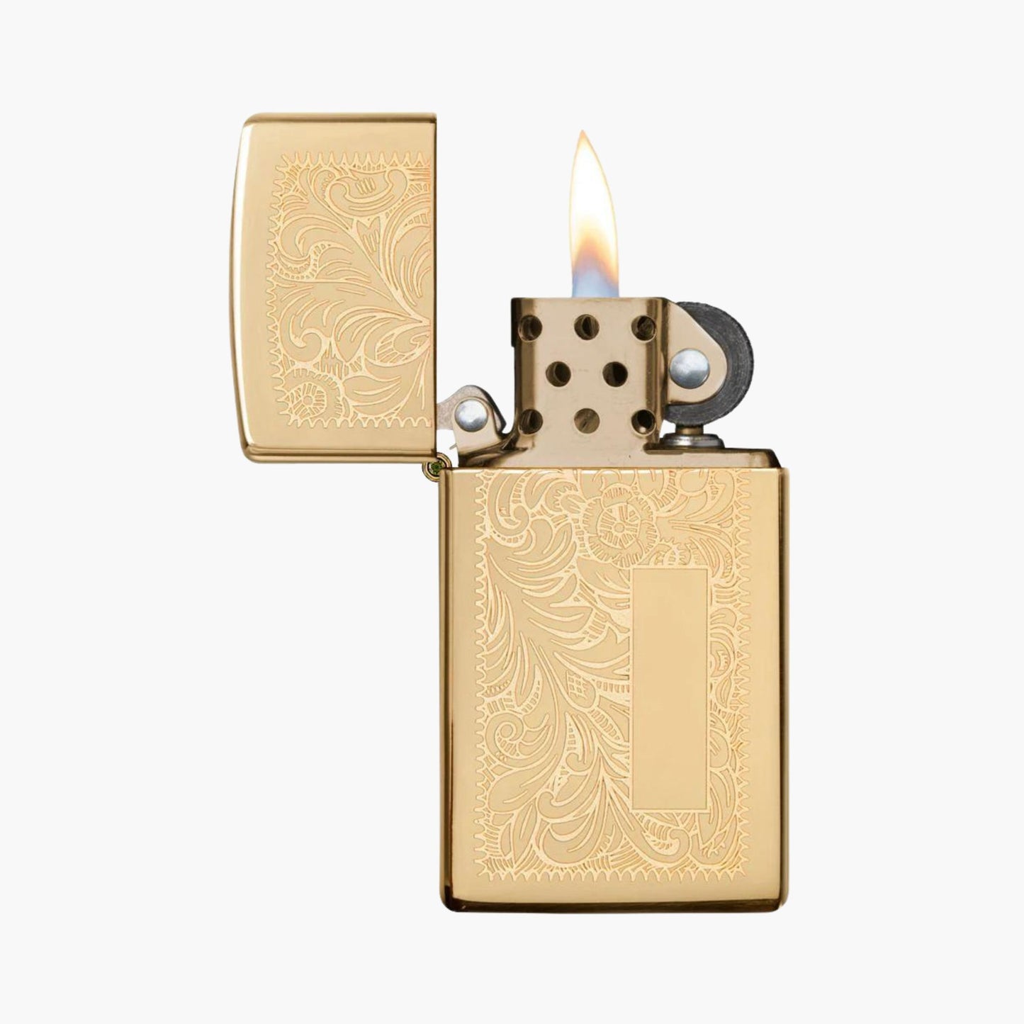 Zippo Benzine Aansteker Slim Venetian Brass